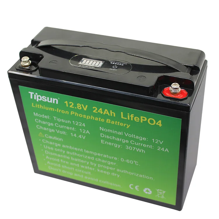 Tipsun high quality  Lifepo4 12v 12.8v 24ah 30ah 36ah 50ah 100ah 150ah 200ah rechargeable lithium-ion phosphate battery