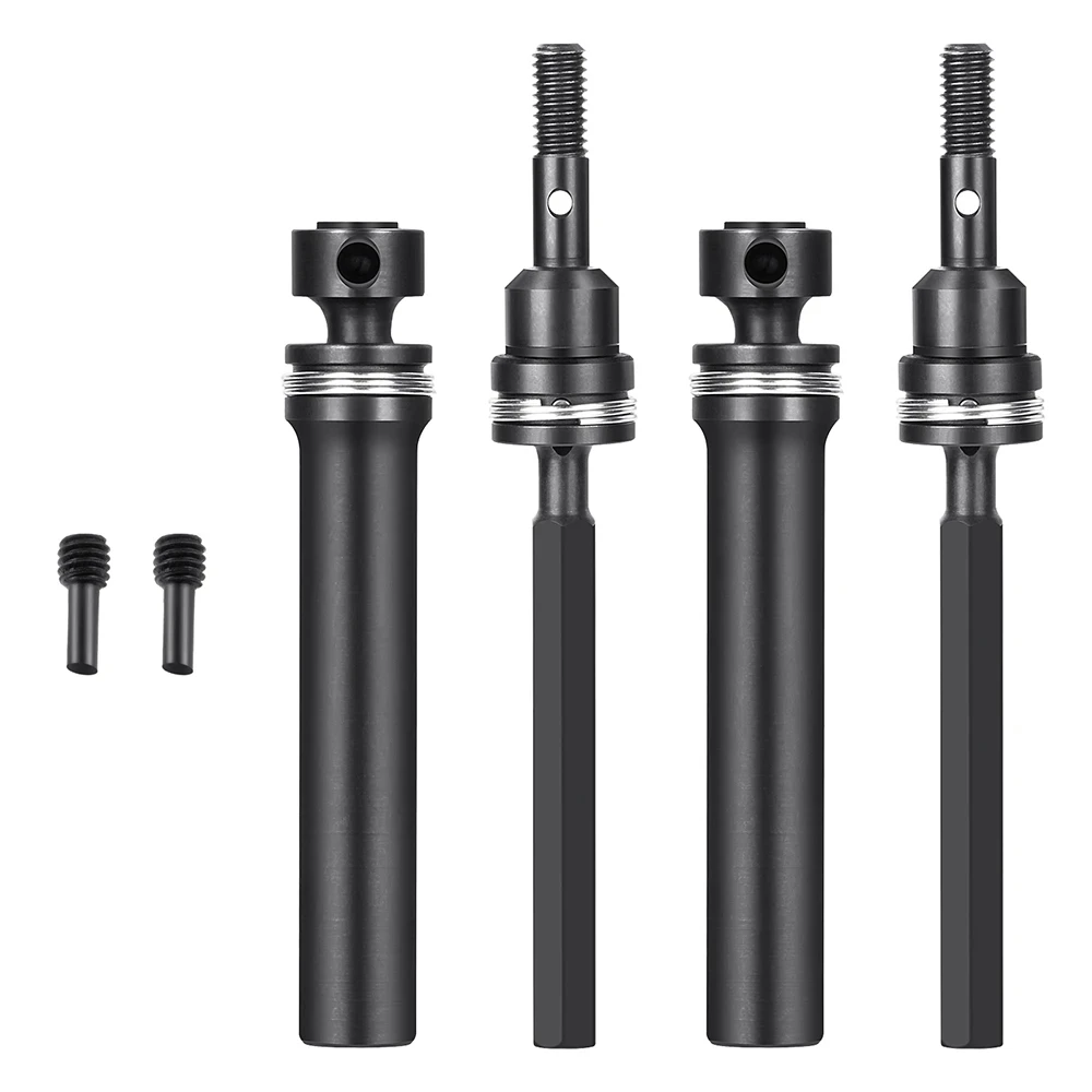 Reinforced Front & Rear CVD 2Pcs Steel Drive Shaft for Mini E-Revo Summit VXL Slash 4WD 1/16 RC Car Upgrade Spare Parts