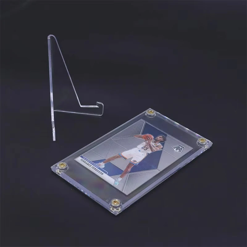 4 screw recessed card Baseball Football Basketball Hockey Sportscards Gaming Cards holder Trading Card Holder