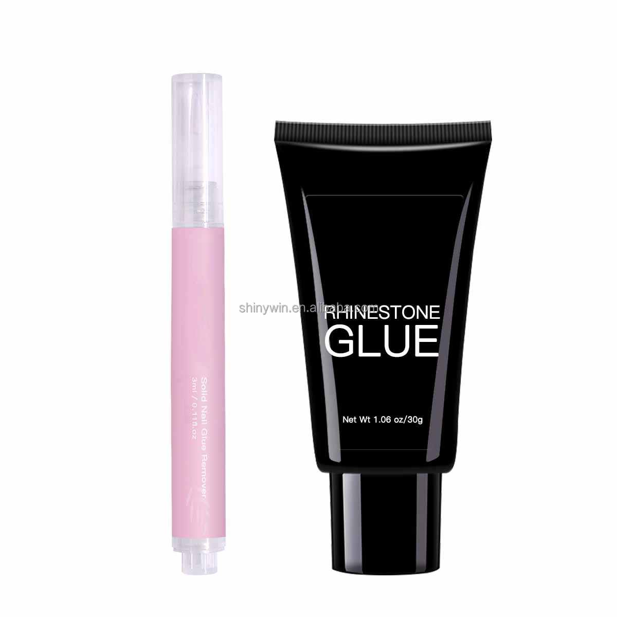 Custom Logo Quickly 3ml Nail Glue Easy Removal Press Type Pen Design Liquid Press On Nail Remover for Nail Tips Acrylic Adhesive