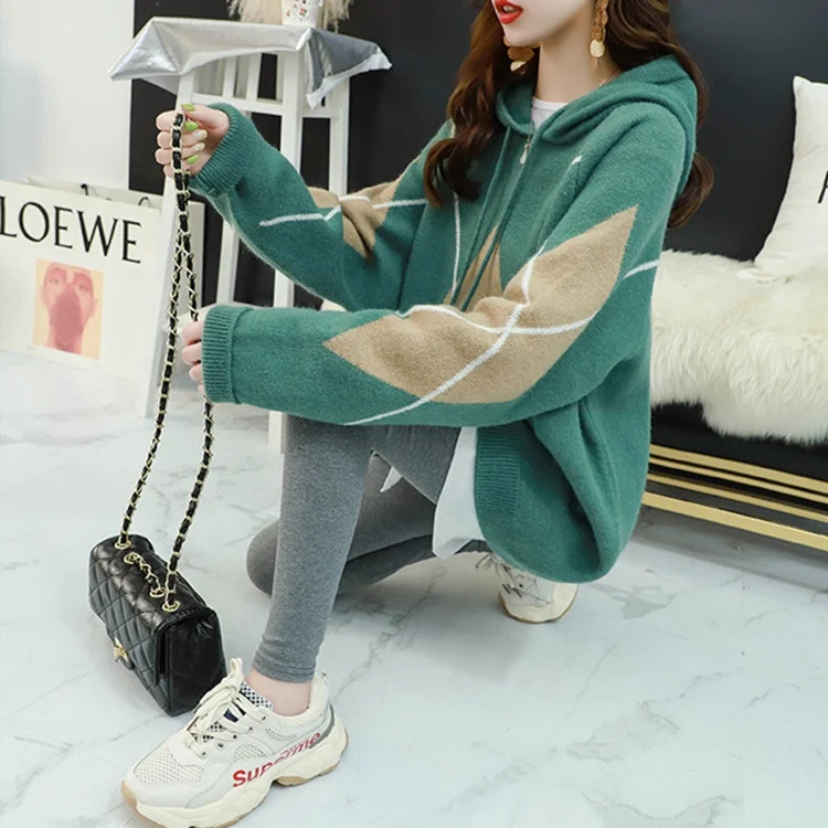 B61634A The new 2019 hoodie for women Korean version popular sweater