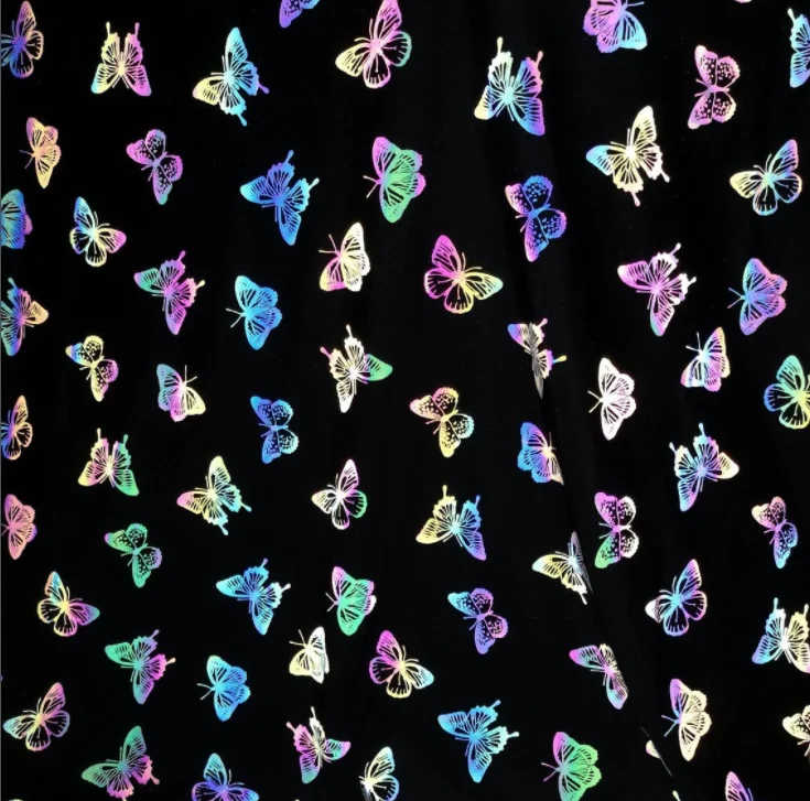 Butterfly print fabric