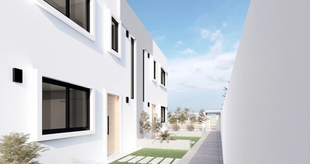 72m2 x 6 units Modern Double Layer Apartment +Residence Stylish Prefab Homes Modular Prefabricated House