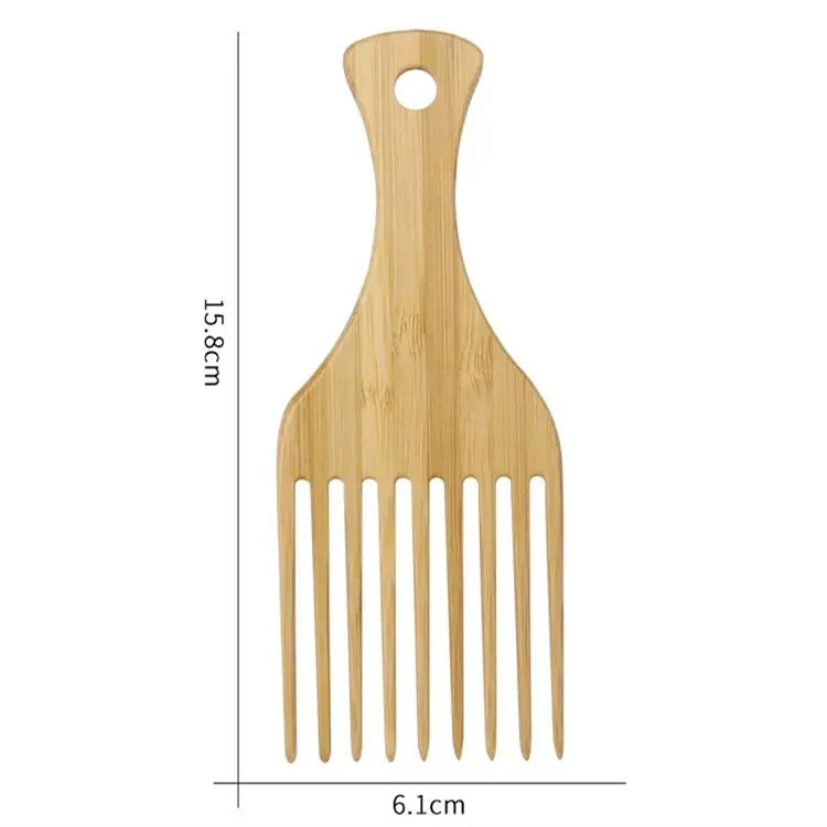 Wholesale hot selling giant wooden comb wide teeth 100% natural comb OEM private label natural wood comb