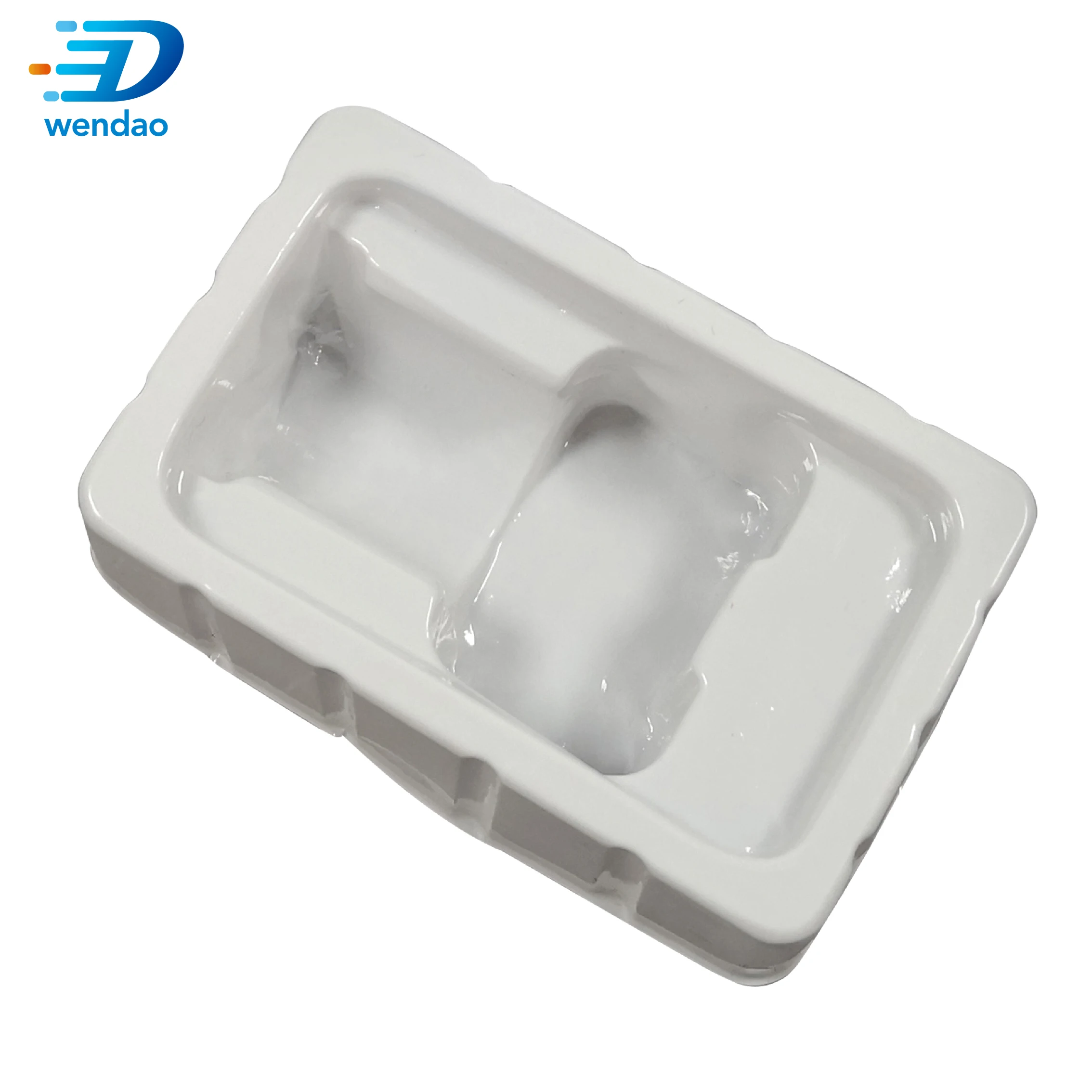 Custom Vacuum Formed Plastic  Tray Medicine Bottle Blister Packaging 2ml 3ml 10ml plastic vial tray