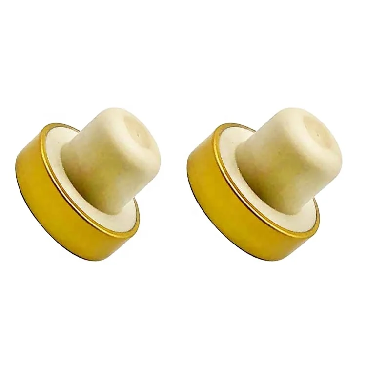 Gin Aluminum Top Wine Bottle Cork Stopper Wine Stopper Cap Gold for Wedding Favor Customized Logo Square Glass Bottles Screw Cap