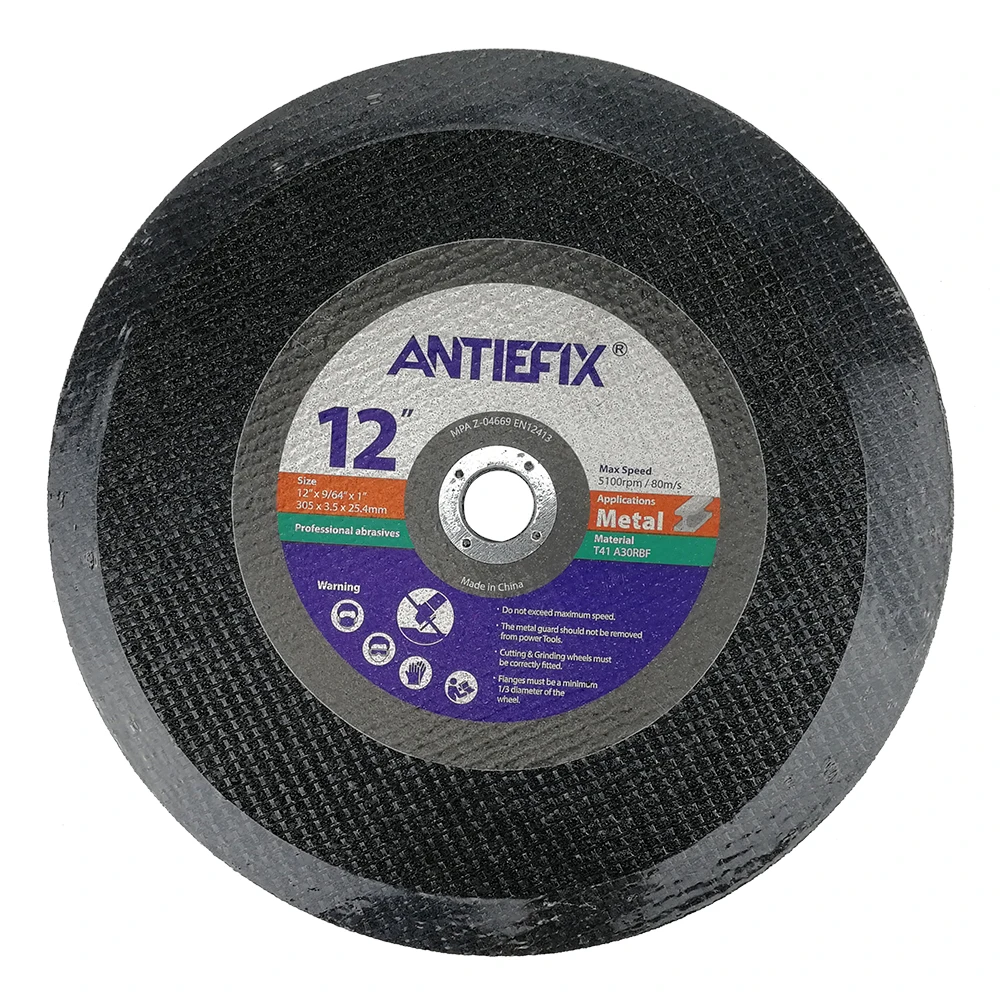 ANTIEFIX  305*3.5*25.4mm 12 Inch 80m/s Big Size Metal Stainless Precision Cutting Wheels Abrasive Disc