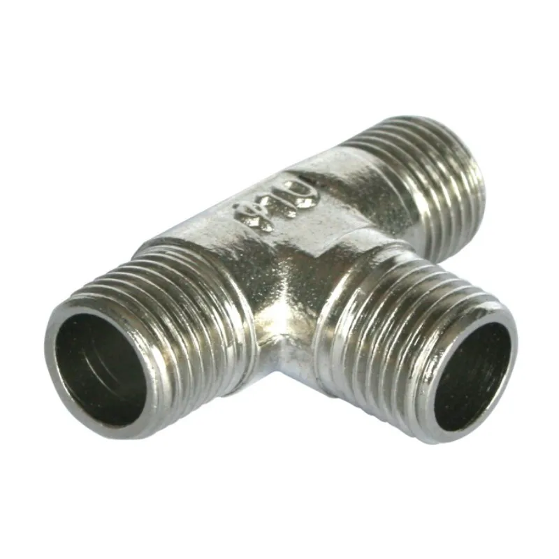 STNC Popular SP10 1/8-1/8 Male Elbow Connecting Type Brass Plated Nickel Transition Fitting Of Pneumatic Parts