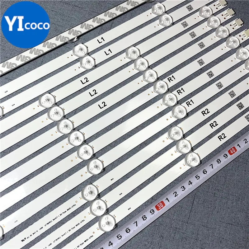 FOR 6916L-1174A 6916L-1175A 6916L-1176A 6916L-1177A For LG 47inch LC470DU 47LN5200 47 inch  aluminium 100%new LCD TV backlight
