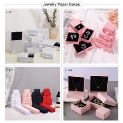 Low Moq Custom Logo Gold Jewelry Gift Box With Logo Shiny Luxury Surface