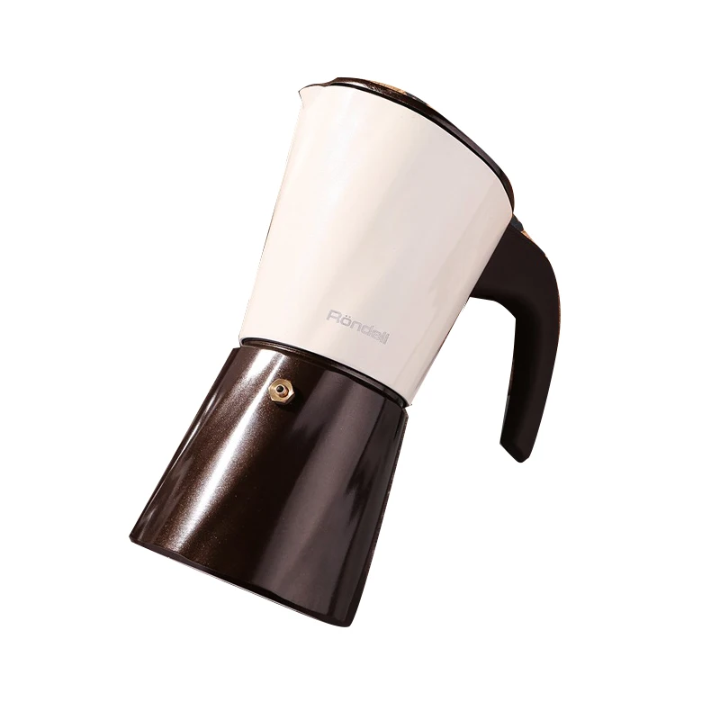 LUCKY FEEL Modern Design Italy Style 300ML 6 Cups Hot Sale Aluminum Coffee Pot