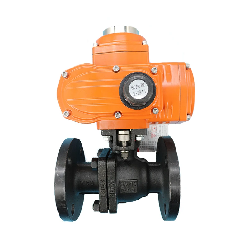 2 Inch 12v 24v 2 Way Flange Connection Cf8m Stainless Steel Motorized Ball Valve with Electric Actuator