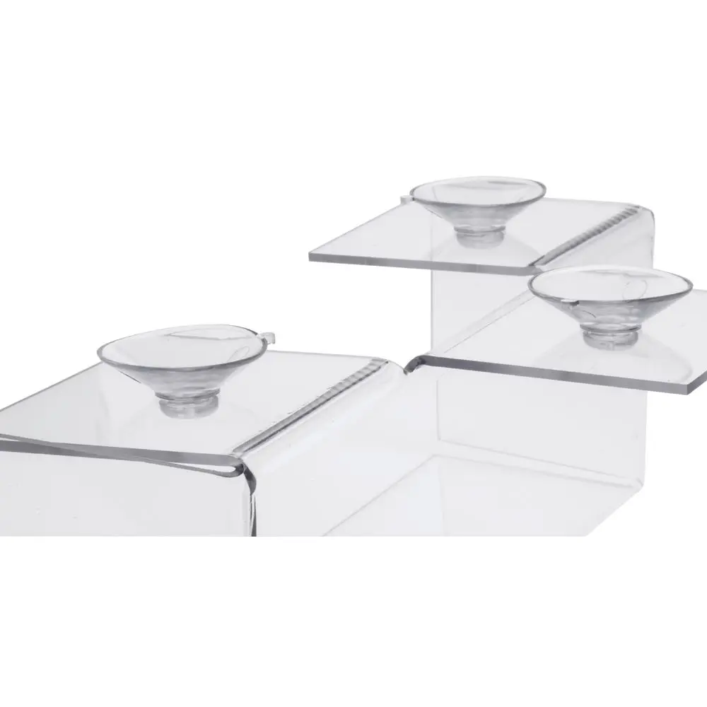 VONVIK Factory Clear Acrylic Cooler Door Candy Bar Holder