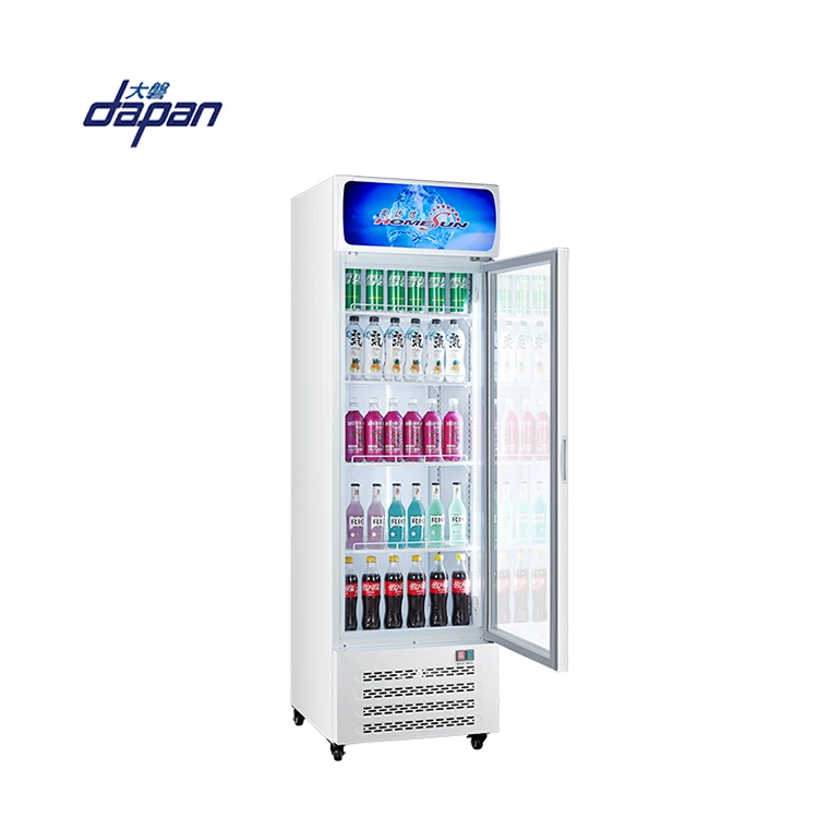 Vertical Cooler For Drinks Direct Cooling Beverage Display Refrigerator Retail Beverage Cooler