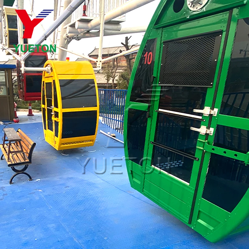 Cabin For 20m 30m 50m 55m 65m 88m 120m China Supplier Sightseeing Amusement Giant Ride Attraction Big Ferris Wheel