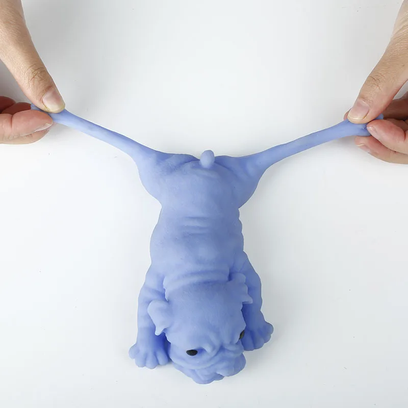 Pug Puppy Squeeze Healing Creative Simulation Puppy Decompression Stress Reliever Squishy Toy Vent Male And Female Dog Toy