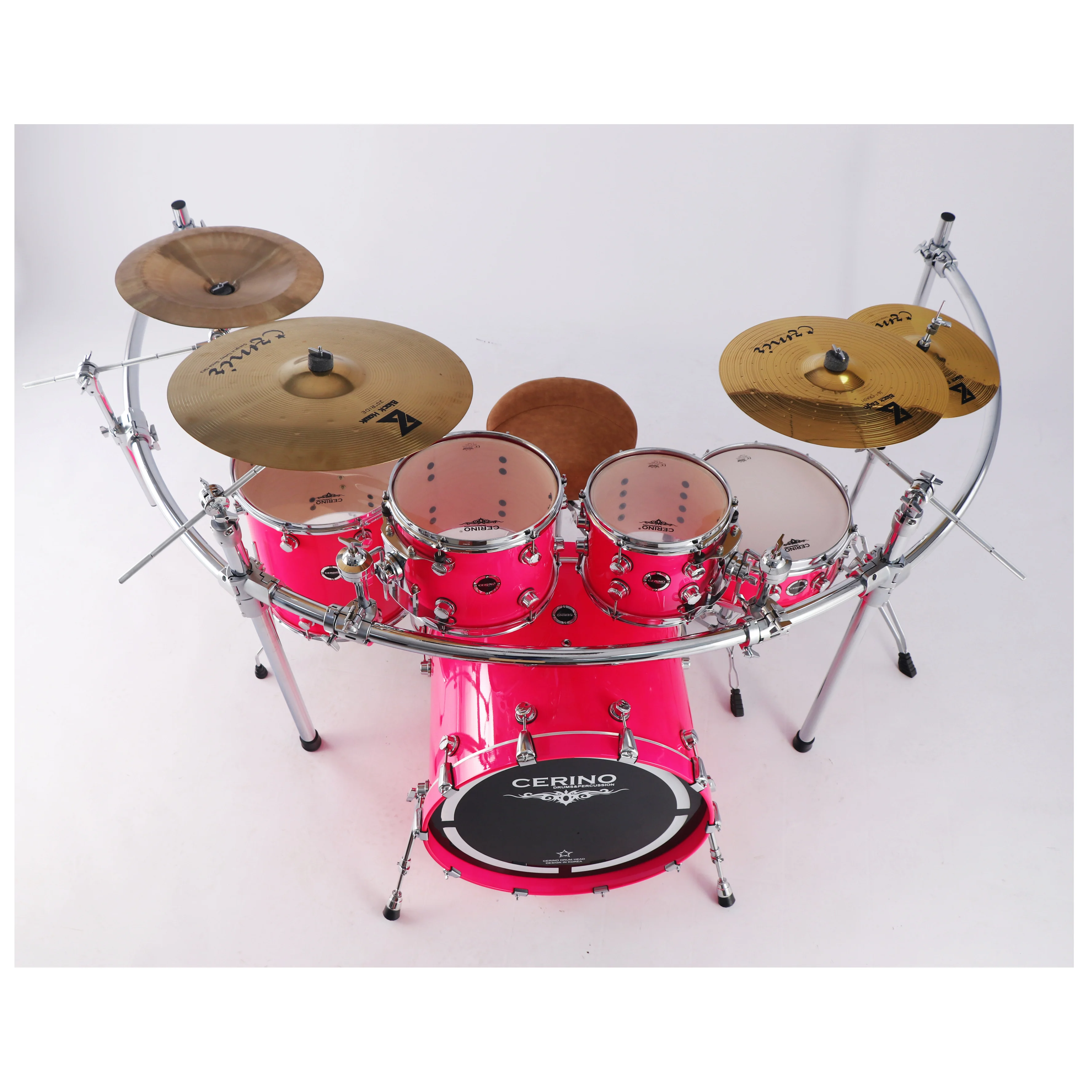 Good quality stable professional drums rack frame for 5 pieces drum kit drum set
