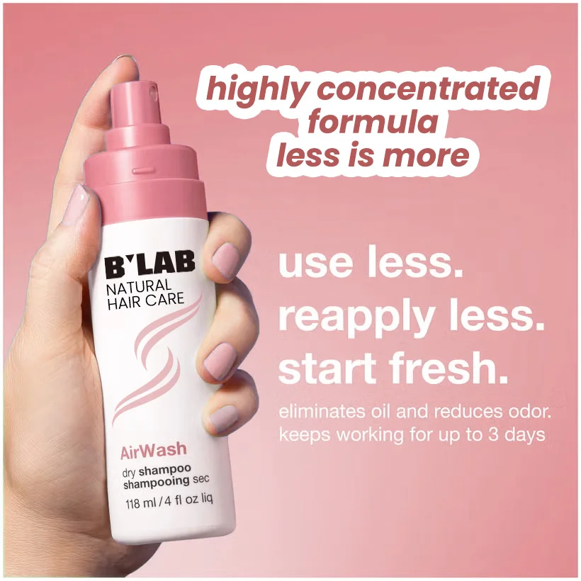 No Washing Dry Shampoo Hair Styling Private Label Remove Oil Scalp Friendly Air Wash Spray Powder Vegan Non Aerosol Dry Shampoo