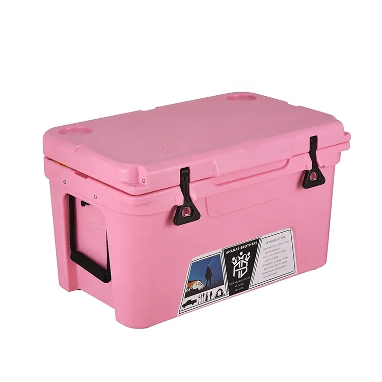 Custom logo red pink blu army green heavy duty Hard Cooler Keeps Ice Up to 5 Days