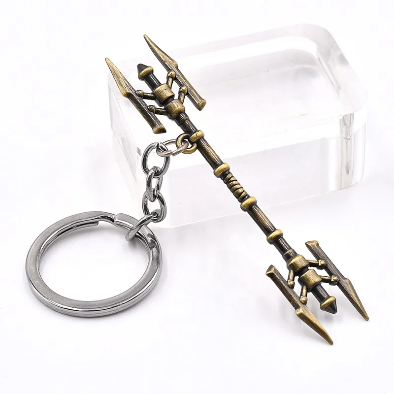 Customization Mini  Keychain Of Hot Game Leagues of Legends Fashion Key Ring Hanging Pendant For Men Gift On Stock