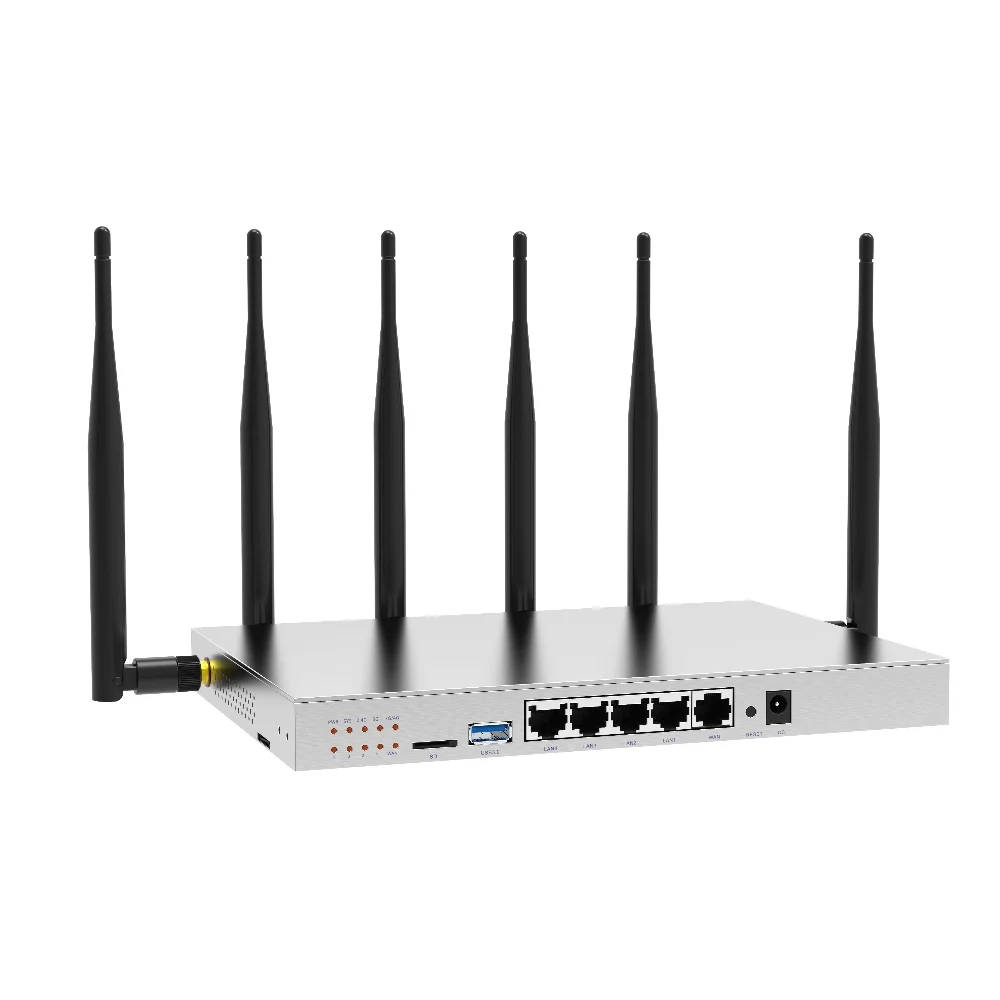 1200 Мбит/с двухдиапазонный гигабитный openwrt маршрутизатор vpn модем сторожевой оборудования со слотом для SIM карты EP06-A EM12-G EM160R EM500Q