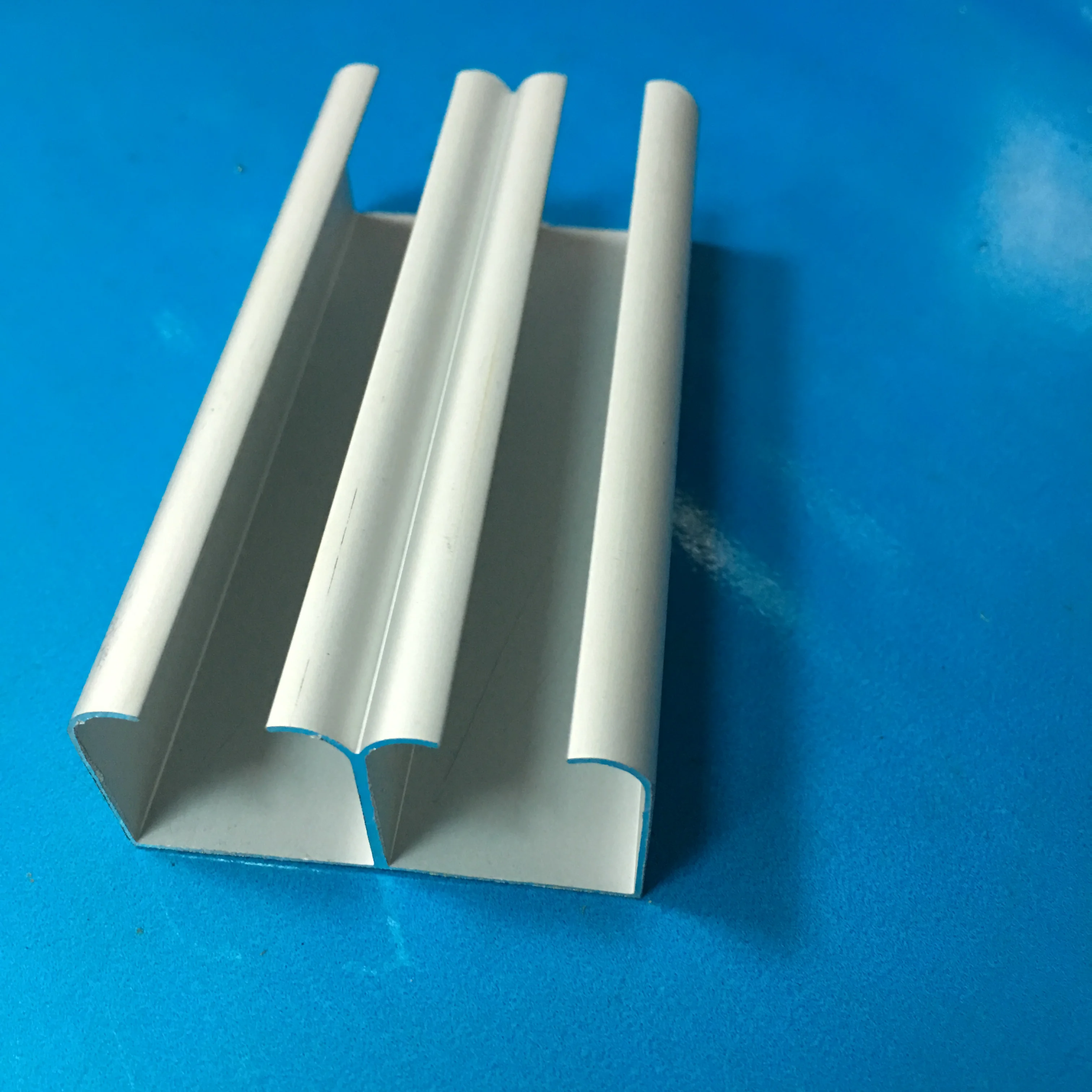 JOB roller guide rails wardrobe sliding door double top rails aluminum profile for sliding door roller