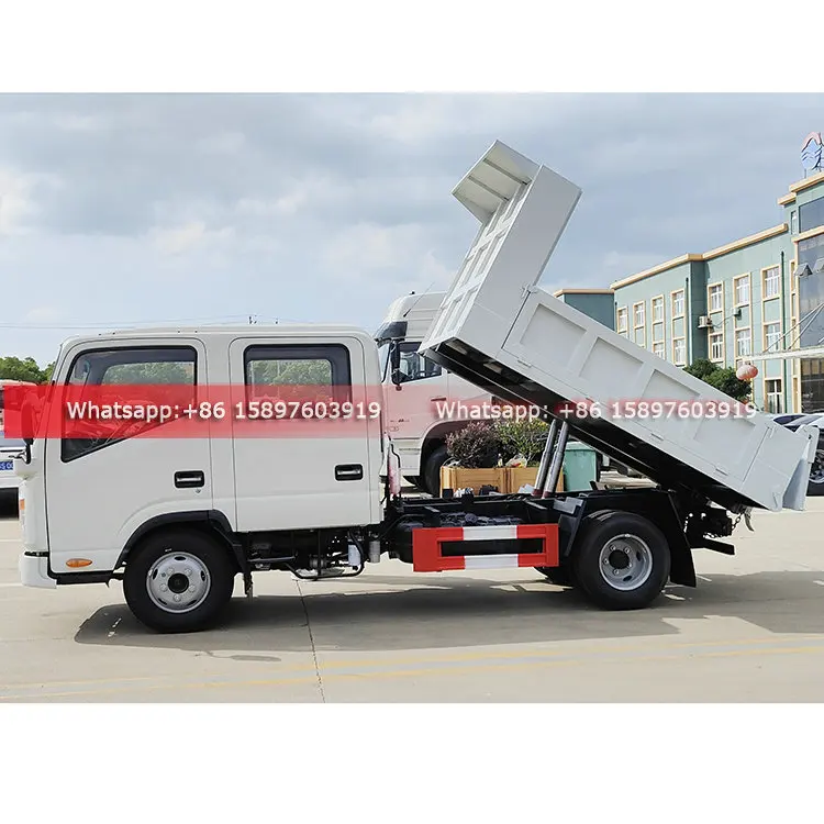 Good Quality JAC Double Row Cabin Mini 2.5Tons Dump Truck for Sales