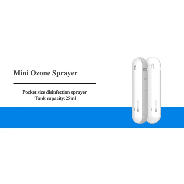 Мини Ozone очиститель воздуха для дезинфекции опрыскиватель Портативный озоновый генератор озона дезинфекции машина чистый дезодорант дезинфицировать