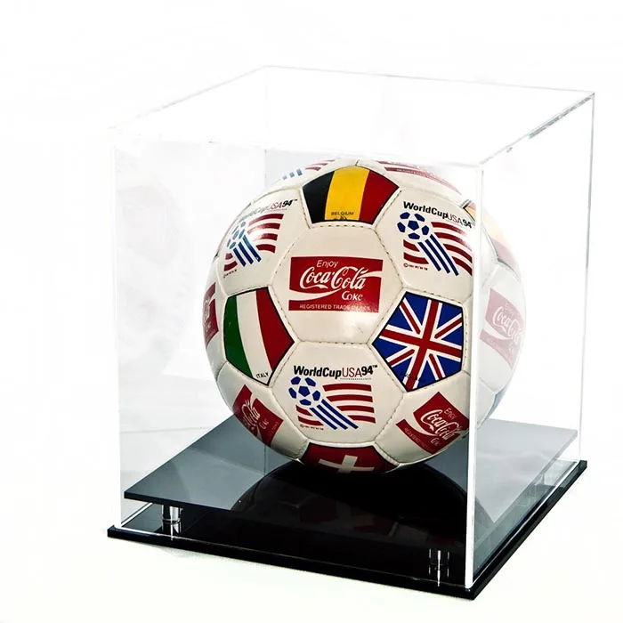 Plexiglass Sports Display Cases Clear Acrylic Football Mini Helmet Display Case