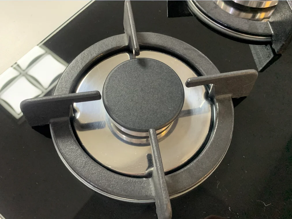 safe 5 burner gas cooktop commercial kitchen appliance hob NG/LPG glass cooking stove