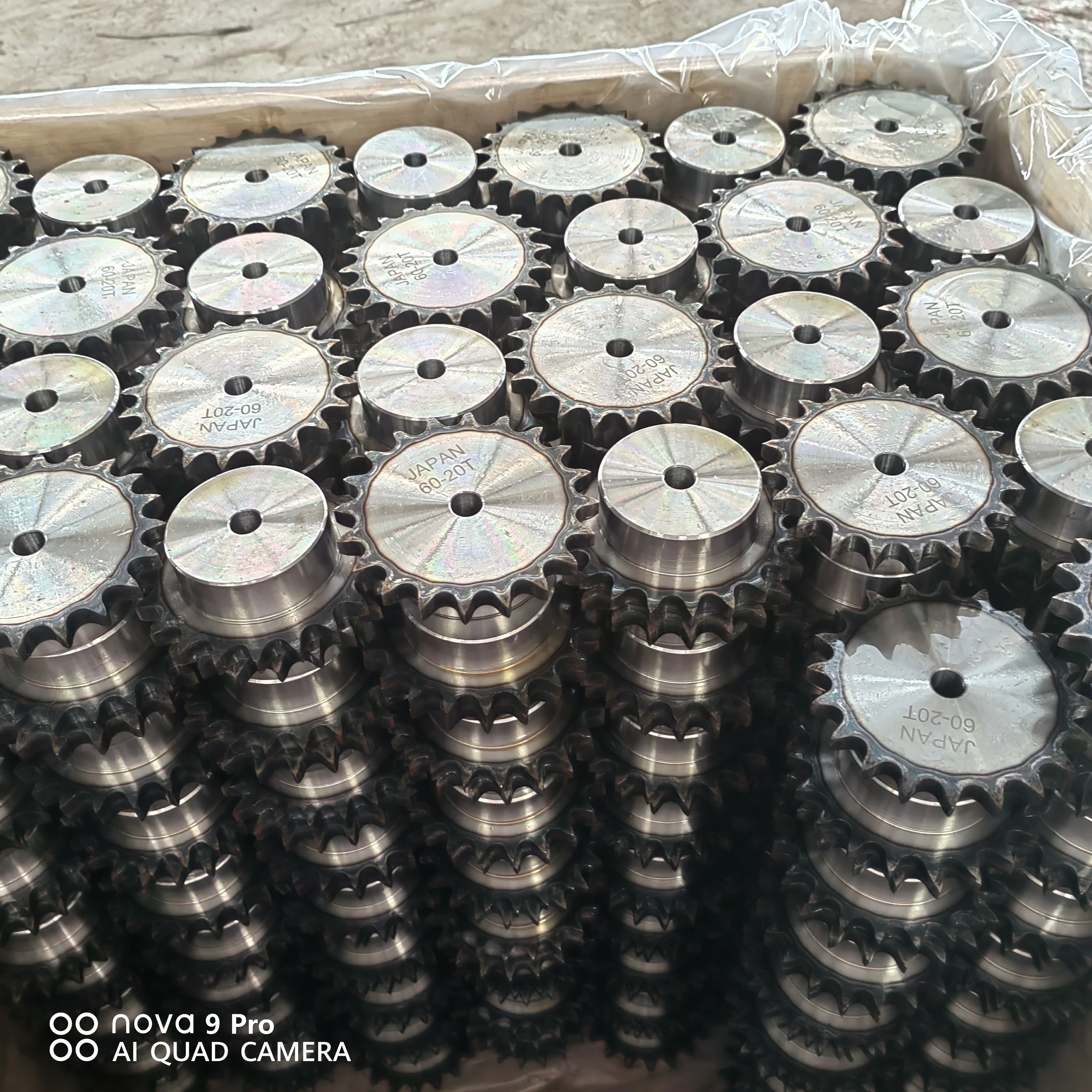 customized  hard  carburizing and tempering treatment double roller chain sprocket HRC55-65
