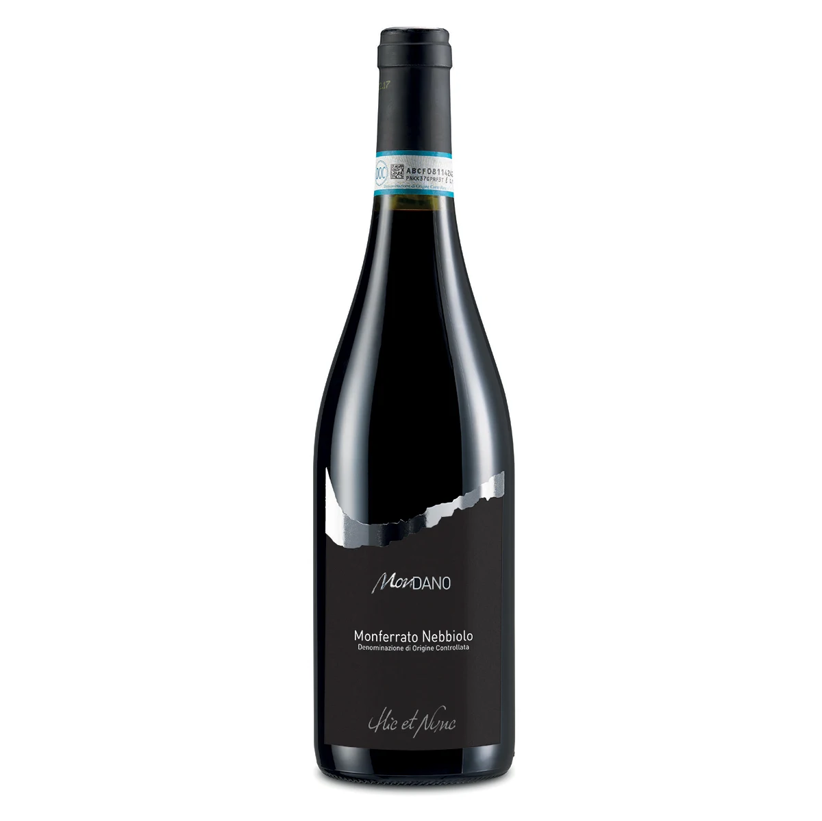 Monferrato Nebbiolo DOC Red Wine from Piedmont Made In Italy Top Quality Bottle 0.75 L Hic Et Nunc