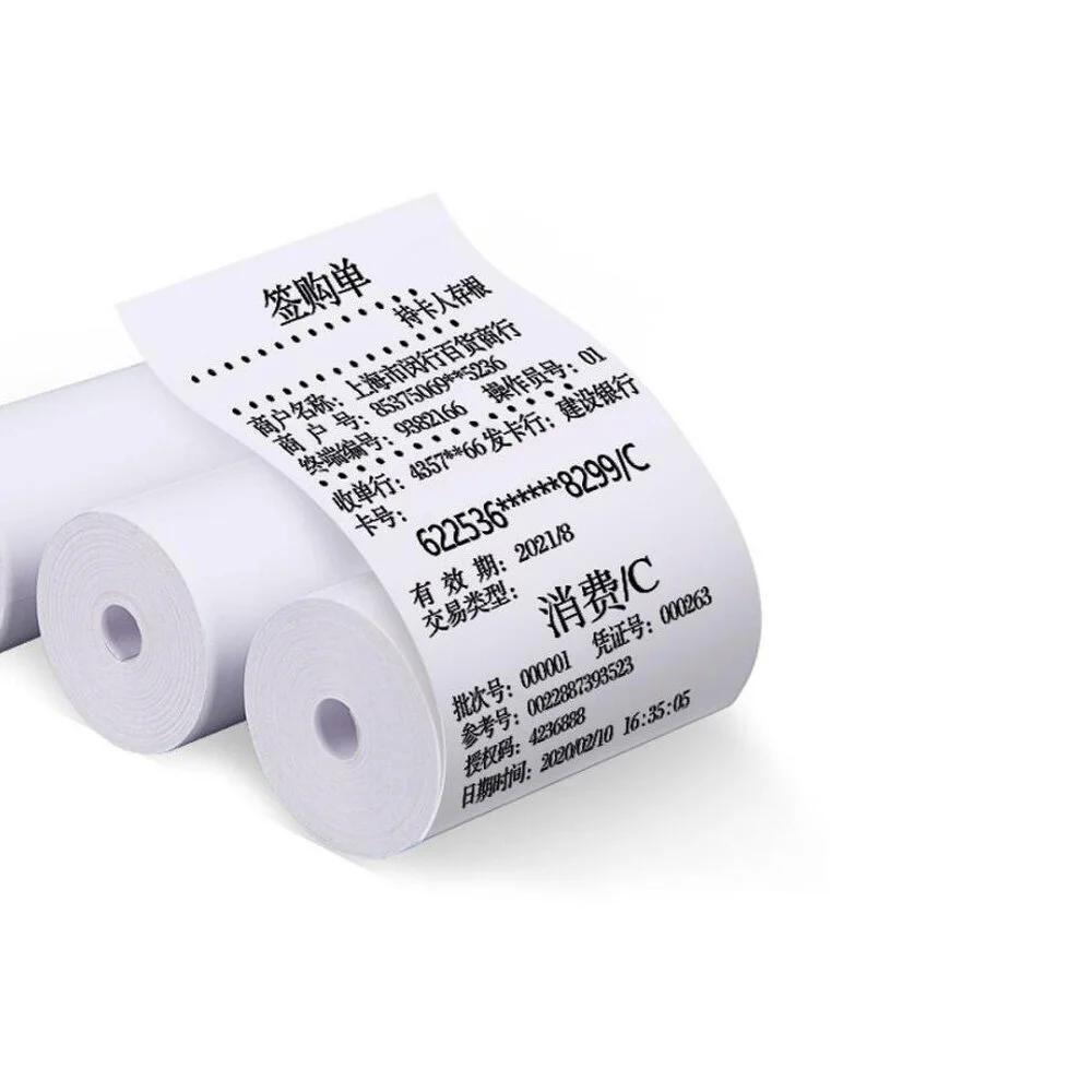 Factory Price 80x80 80x70 Thermal Receipt Paper Roll 5750 Restaurant Mall Takeaway Supermarket Printer Paper 58mm  70gsm