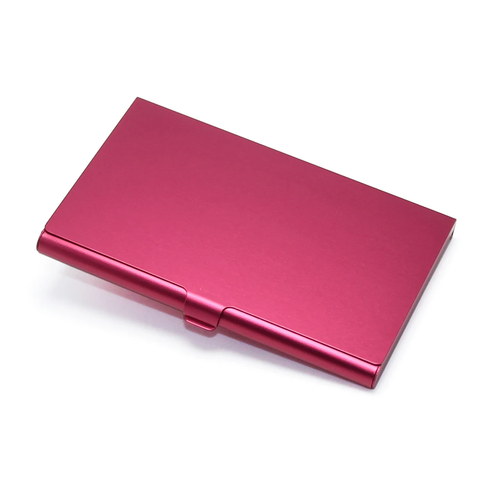 Metal Women Men Business Card Holder Creative Aluminum Holder Credit Business Card Case Multicolor Card Holder
