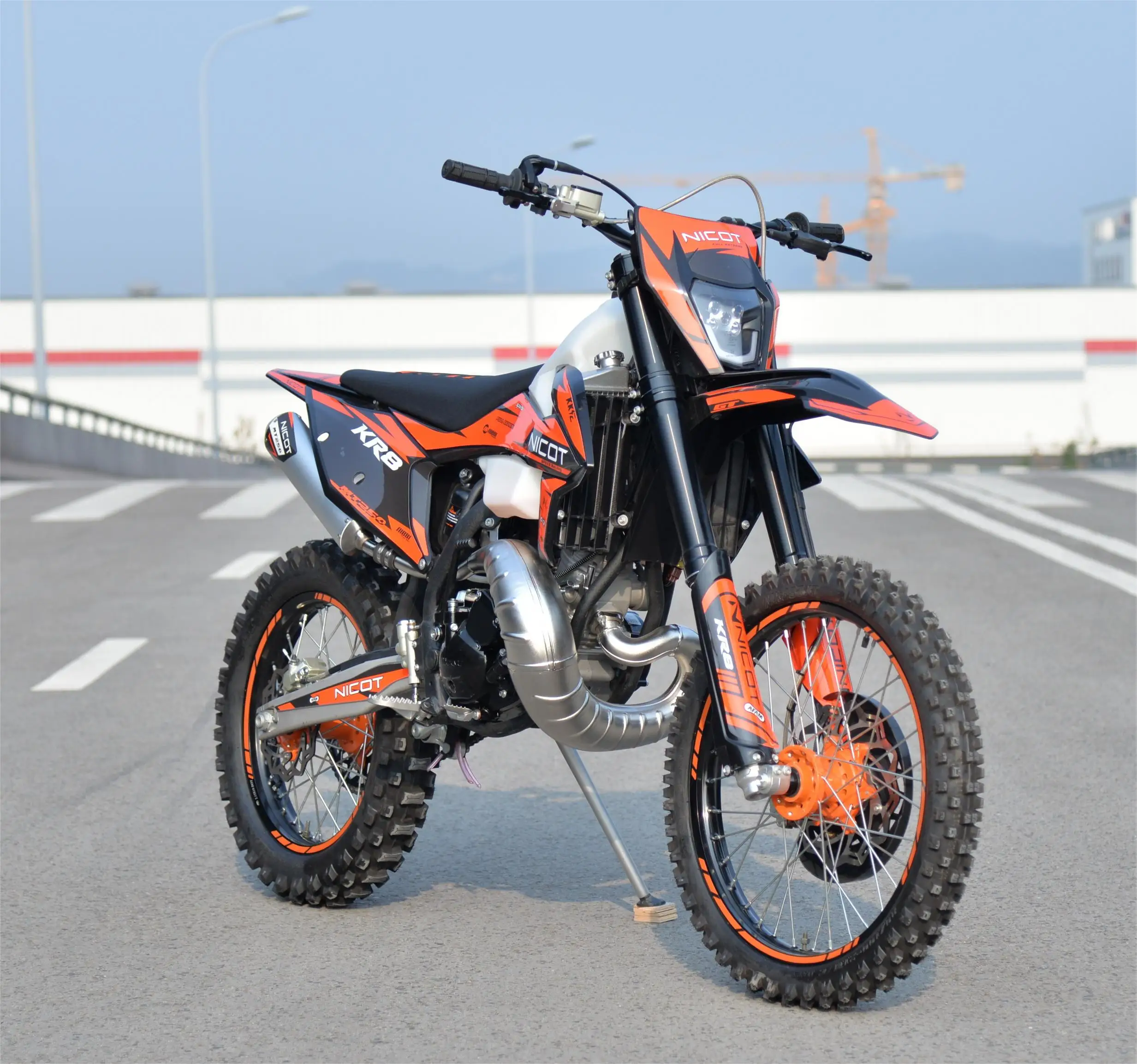 Никот 2-х тактный KF250MT 1E66MM 2022 новый дизайн 250cc Байк мотокросс внедорожный мотоцикл способный преодолевать Броды для взрослых