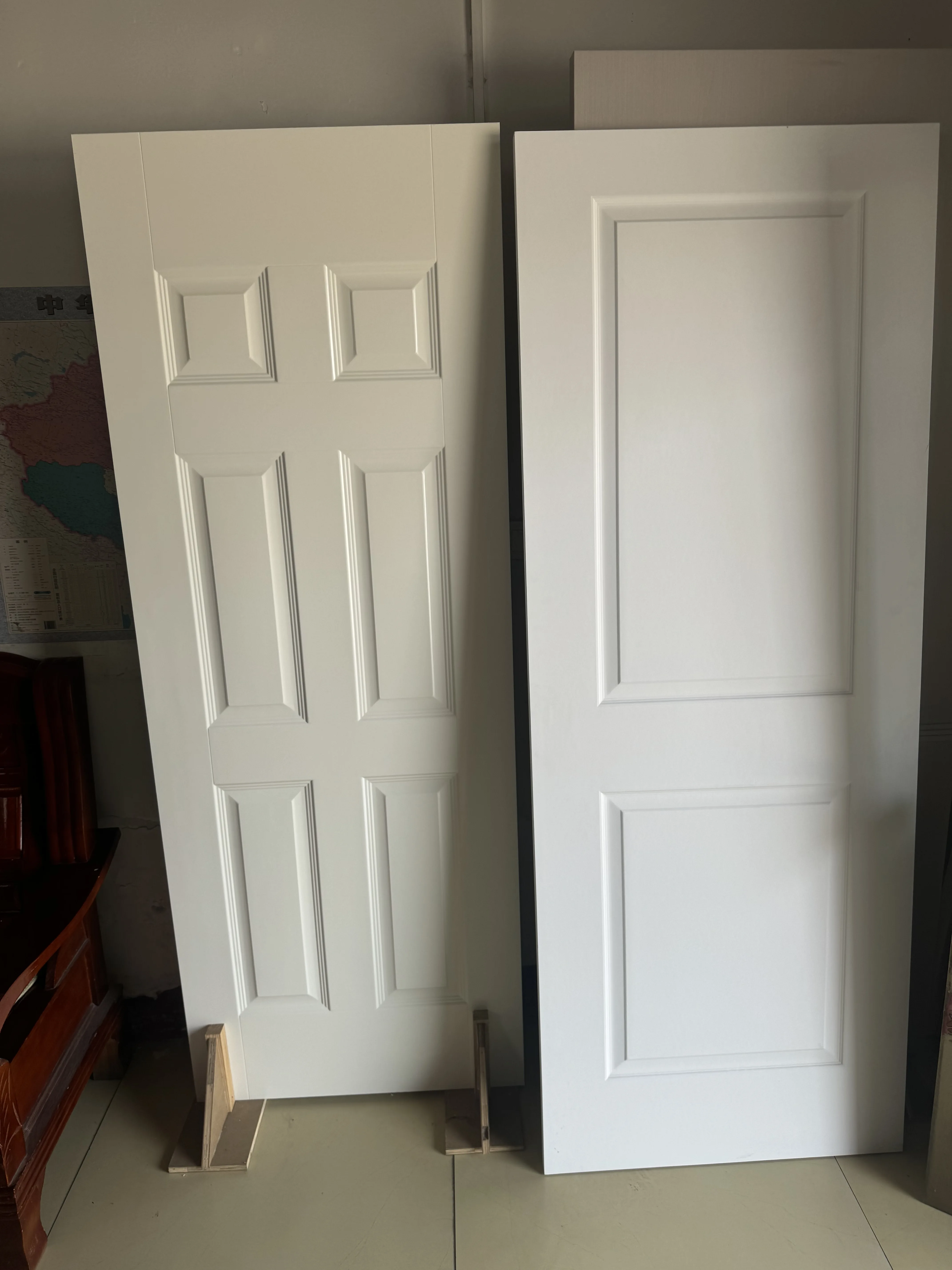 China Cheap Interior Door Panel Moulded Door Skin/Melamine HDF Door Skin 2.5mm/3mm