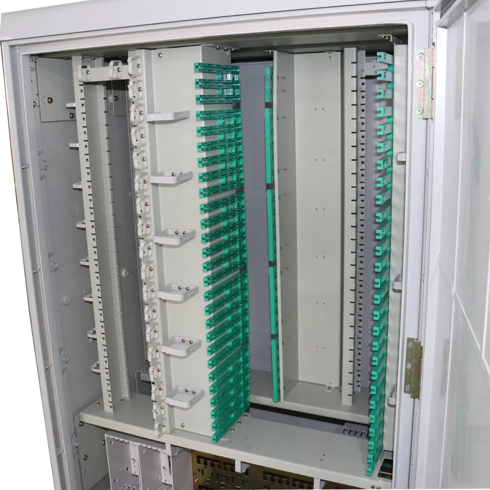 288 Cores Fiber Optical Cabinet SMC Splitter Distribution Cabinet Outdoor Terminal Cabinet