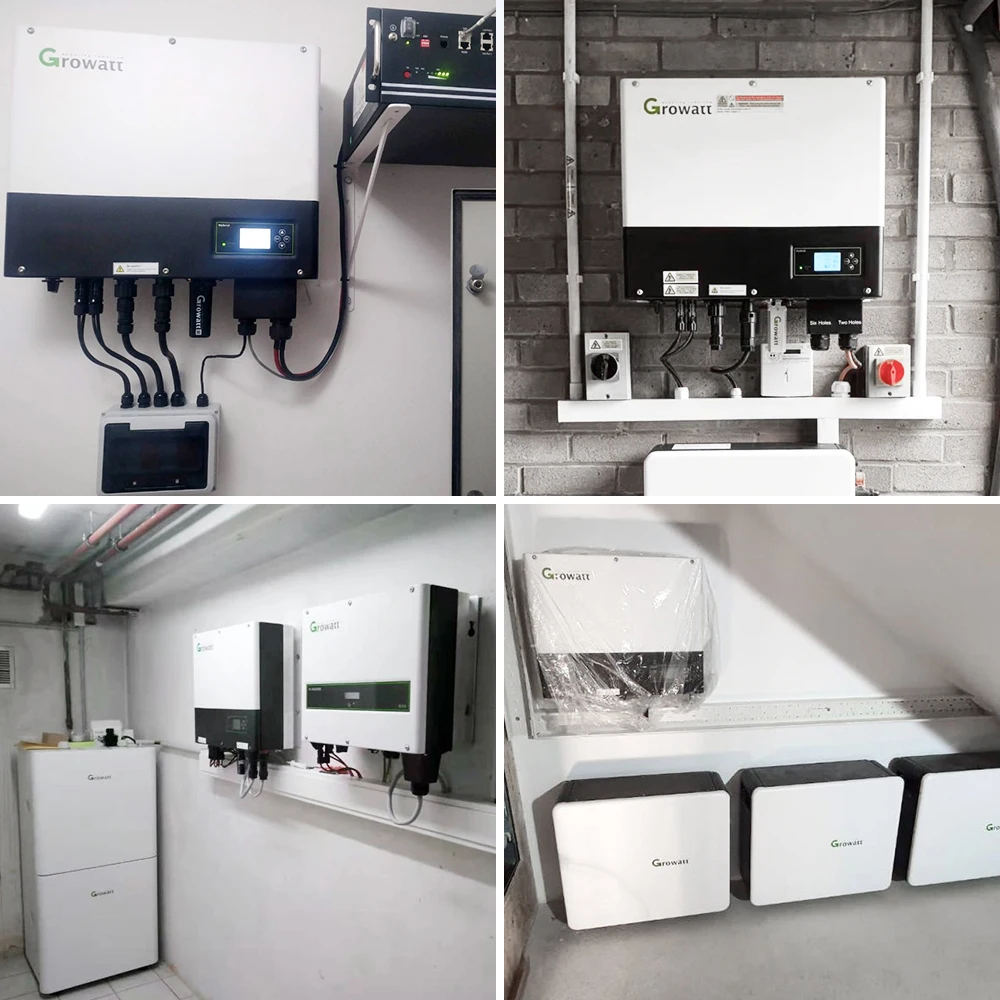 Гибридный инвертор Growatt SPH6000 5 кВт с поддержкой литиевой