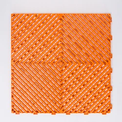 Plastic Garage Floor Tiles Interlocking PVC Garage Floor Plastic Flooring Mats For Car Wash/Car Show/Workshop