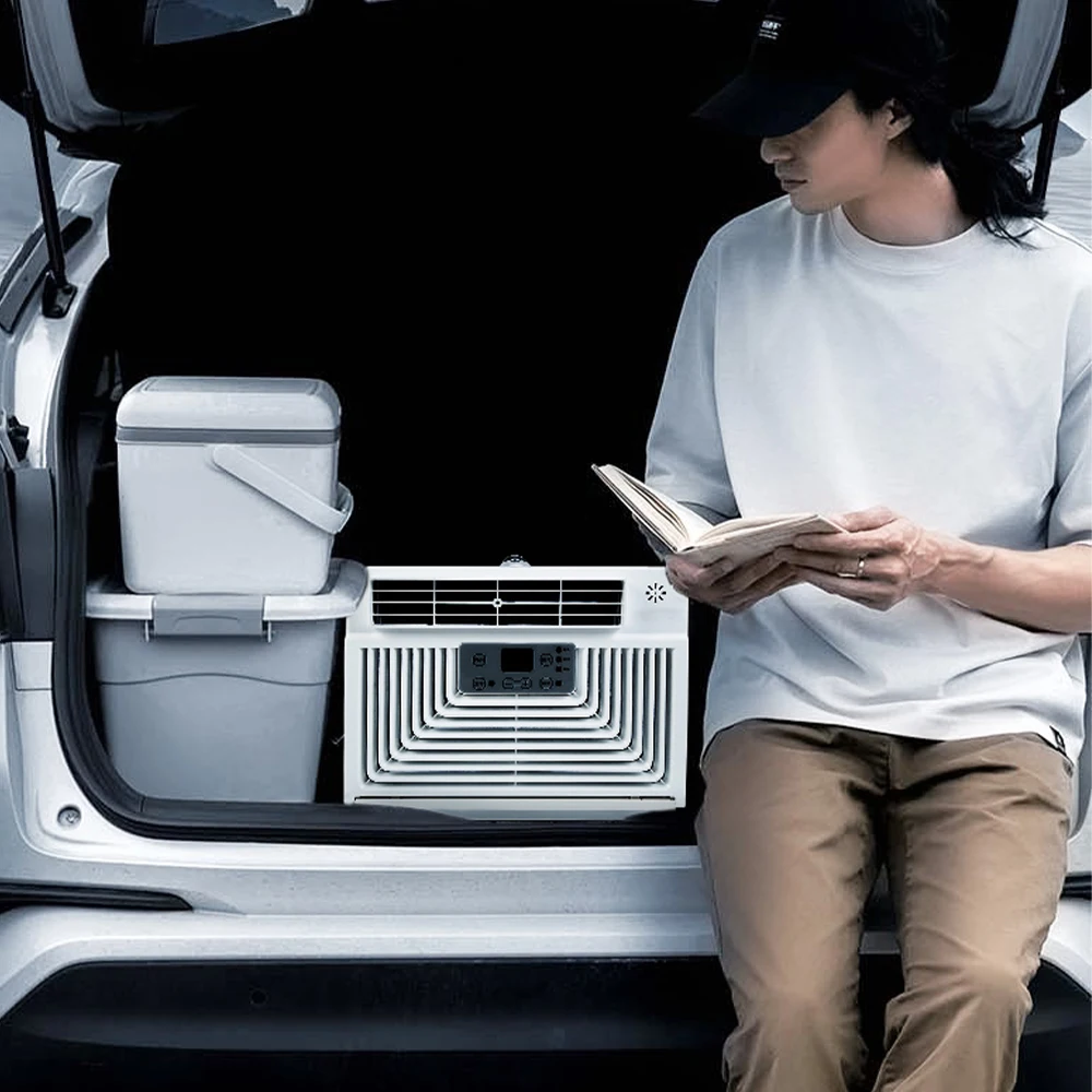 Factory Hot Sale portatif klima Portable cooling heating camping air conditioner r134a Smart tent mini air cooler for Camping