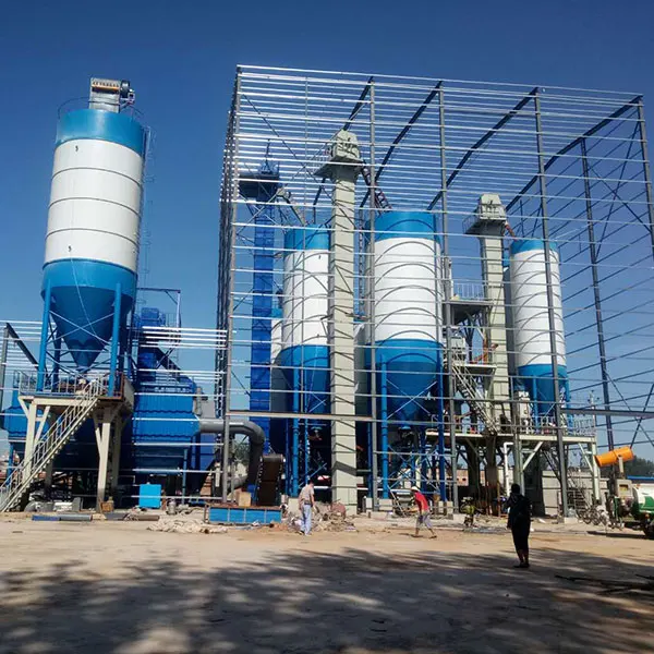 Small Capacity Powder Production Line Ceramic Adhesive Dry Mortar Glue Tile Bond Powder Material Production Line