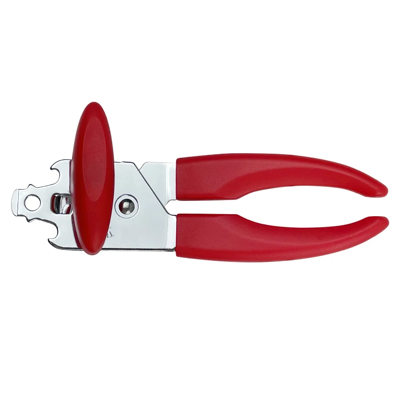 Multifunctional Picnic Travel Canned Fruit/Fish Opener Tools Manual Stainless Steel Can Opener with Plastic Handle