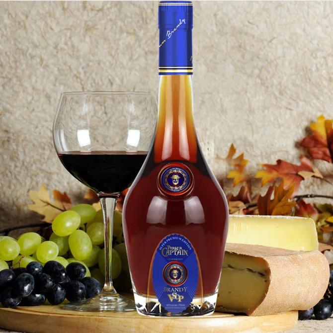 Top Sale Parker Captain brandy VSOP Original 40% Grape Brandy liquor factory
