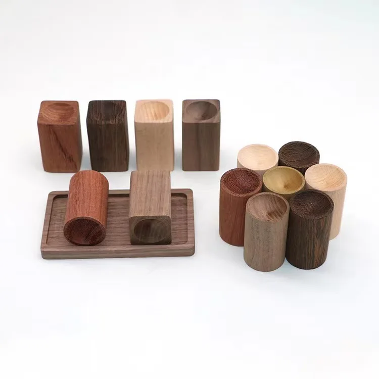 Raw materials recycled organic wood aroma diffuser refreshing air in car fragrance scent air wooden stick shape