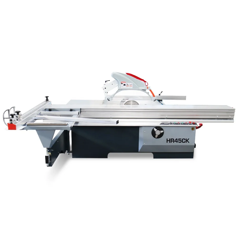 woodworking precision sliding table panel saw machine for cutting wood
