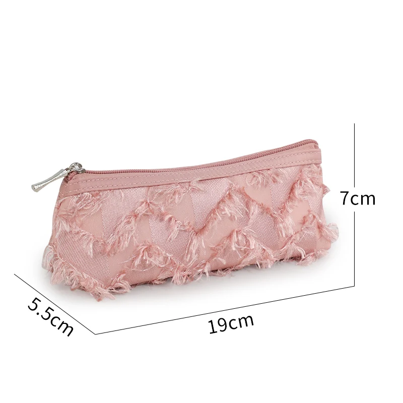 Factory Customized small Makeup Organizer Waterproof Travel Ladies Cosmetics Polyester Cosmetic Bag