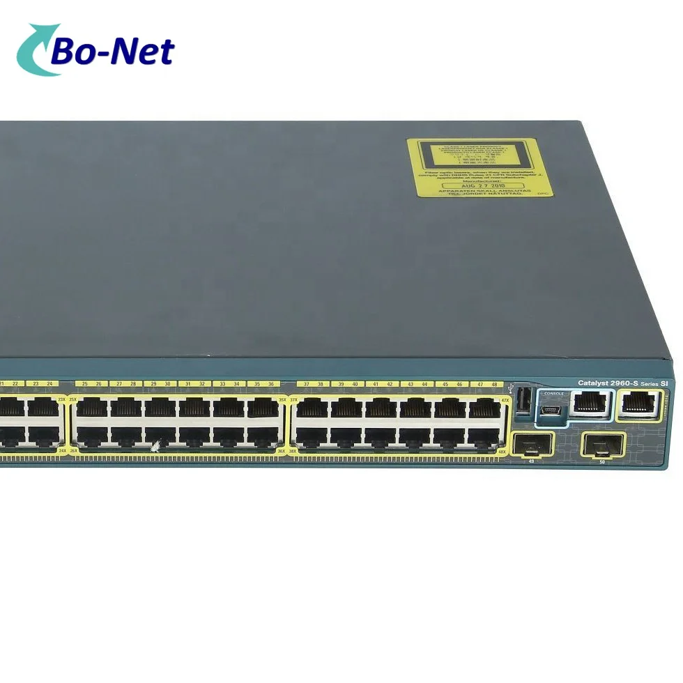 Used WS-C2960S-48TS-S 2960S 48 Port GigE 2 x SFP LAN Lite Network Switch