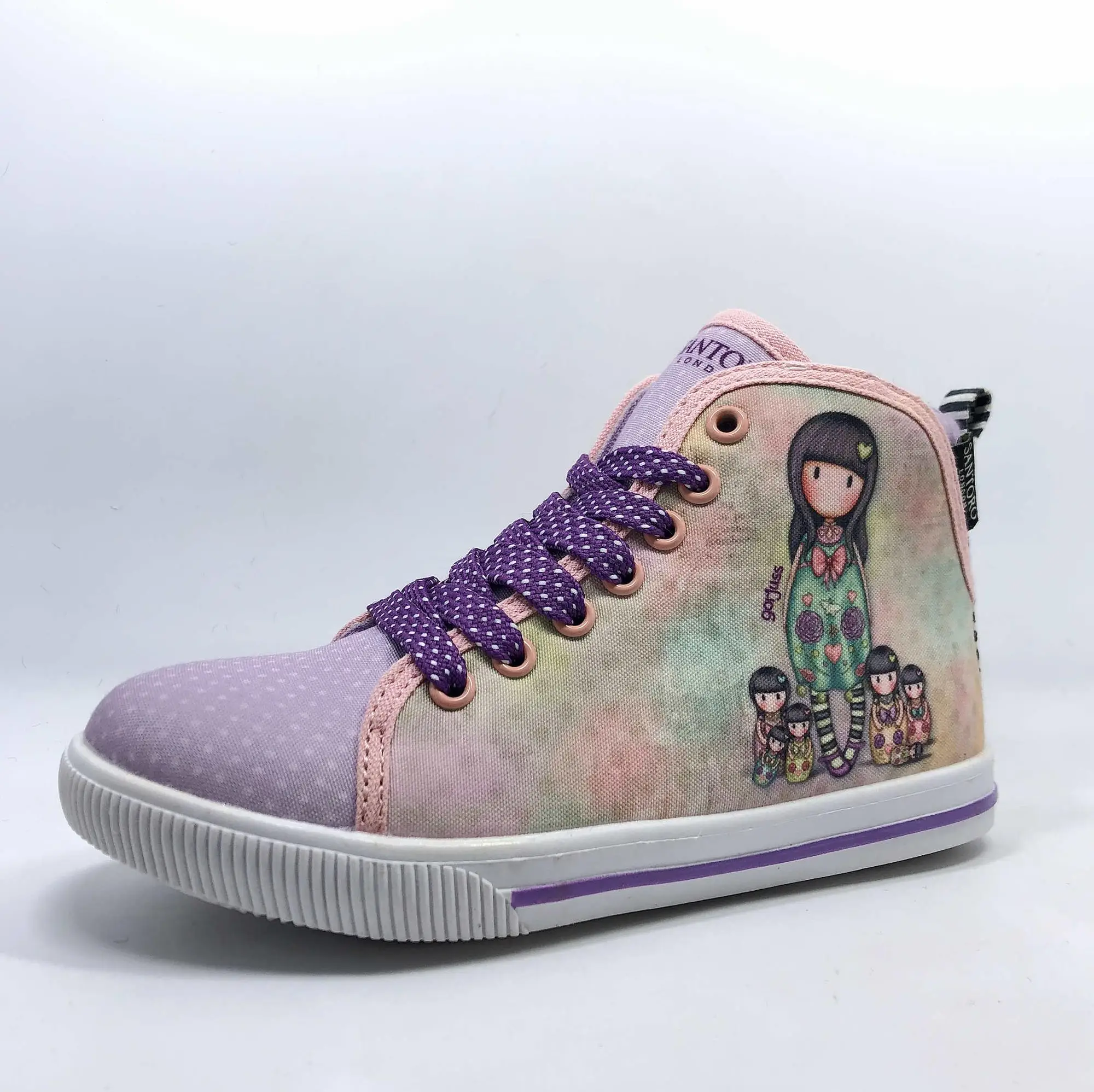 
Kids Canvas LED Shoes Children Cartoon Sneakers Boy Girl Sneakers For Kids Breathable Shoes 