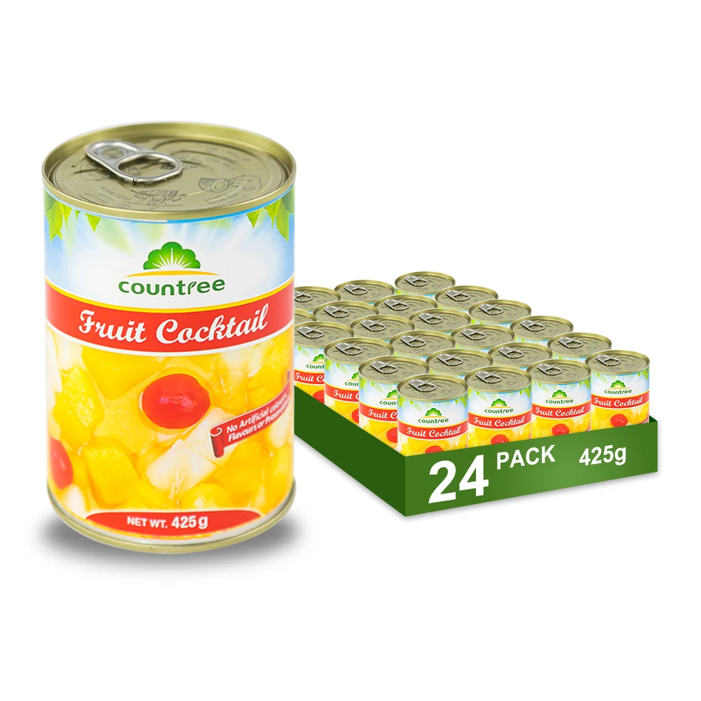 Wholesale Customization Canned Fruit Cocktail In Syrup Canned Fruits
