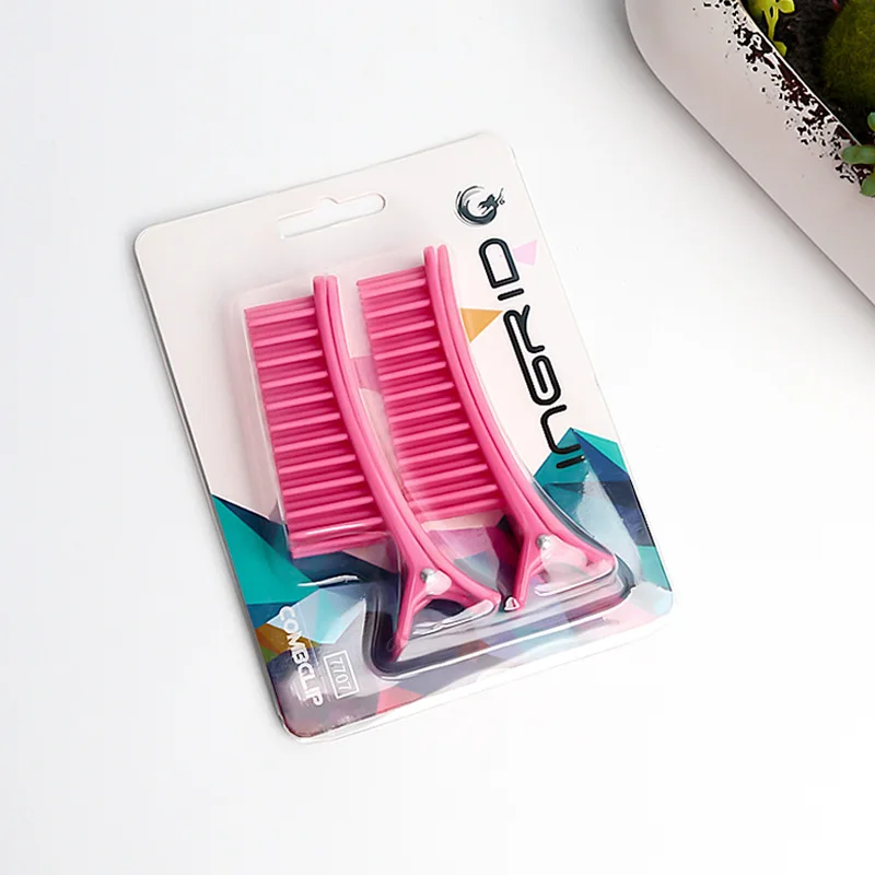 Salon Hairdresser Multifunctional Highlight Teasing Clip Comb Parting Hair Straightener Splint Foldable Rat Tail Hair Comb